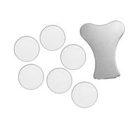 Cabilock 7 Pièces Ceramic Mist Maker Discs with Wrench Ultrasonic Humidifier Replacement Parts for Indoor Air Quality Improvement