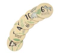 Cabilock 7pièces Disques Bois De Pour Garçon Fille Cartes Mensuelles De Croissance Décorations Uniques Pour Capturer Les Moments Précieux