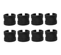 Cabilock 8 Pièces Anneau de Protection de Hauban Vélo Noir en Caoutchouc | Installation sans Outil, Protège la Peinture du Cadre, Texture Délicate, Usage Professionnel, Cyclistes