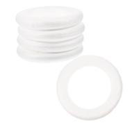 Cabilock 8 pièces Anneaux de Mousse Blancs pour Couronnes DIY Cercles Décoratifs Mousse Fournitures pour Décorations Mariage et Loisirs Créatifs