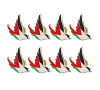 Cabilock 8 Pièces Broche Palestine pour Manteaux et Confortable Accessoire Polyvalent en Alliage de Zinc Élégante pour Femmes et Paquet Quotidien et Occasions Spéciales