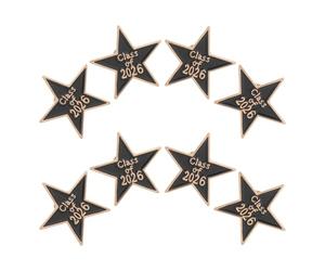 Cabilock 8 Pièces Broche pour Décoration en Alliage de Zinc de Remise de Diplôme 2026 Épingle en Émail Étoile Élégante et Présent de Diplôme Lors des Cérémonies et Fêtes