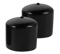 Cabilock 8 Pièces Cache-poussière Protection Solide et Installation Facile en Caoutchouc Noir Diamètre Intérieur 50mm pour Roulement de Roue de Remorque pour Applications Extérieures