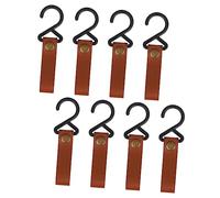 Cabilock 8 pièces Crochets de Camping Polyvalents PU et Métal Lot de Portables et Faciles à Installer pour Extérieur Randonnée Pique- et Randonnée