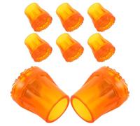 Cabilock 8 Pièces Embouts de Canne Antidérapants Bouts de Canne Caoutchouc Rechange pour Béquilles et Accessoires Compatibles pour Soutien et Réhabilitation