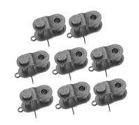 Cabilock 8 Pièces Maillons de Chaîne Acier Inoxydable Connecteurs Déportés pour Chaînes Kit Réparation Ouverts Adaptés à Usage Industriel