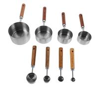 Cabilock 8 Pièces Outils de mesure cuisine boule de nourriture pour chien cuillère à café cuillères à mesurer de riz en