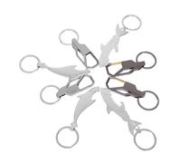 Cabilock 8 Pièces Ouvre-bouteille en forme de requin décapant de couvercle de bouteille Discussage de maison Remover de couvercle de barre de bière Acier inoxydable