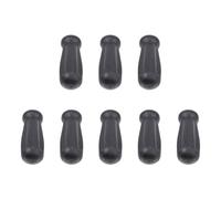 Cabilock 8 pièces Poignées de Babyfoot Plastique Poignée Foot Table Remplacement Facile à Nettoyer Noir