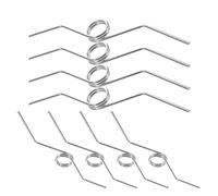 Cabilock 8 Pièces Ressorts de Rechange pour Sécateurs à Main Ressorts de Sécateur en Acier Inoxydable Gauche et Droit Argenté pour Ciseaux de Jardinage et Taille-haie Faciles à Installer