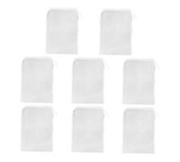 Cabilock 8 pièces Sacs Filtrants Réutilisables Ultra Fin Filtre Alimentaire Haute Densité pour Jus Lait Végétal Miel et Vin Filtration Fine pour Cuisine Maison et Professionnelle