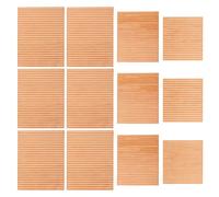 Cabilock 80 Lattes de Pont en Bois Massif pour Maquette de Bateau 80 MM X 4 MM en Cerisier Érable Blanc Chêne et Teck Accessoires pour Bricolage et Décoration Miniature