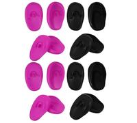 Cabilock 8paire Cache-oreilles Silicone Réutilisables Protections Oreilles Imperméables pour Coloration et Coiffage Lot