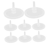 Cabilock 8pcs Soupapes de Sécurité en Silicone pour Cuiseur à Riz Blanc, Accessoires la Cuisine Compatibles Autocuiseur, Ventilation pour Ustensile Cuisine
