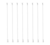 Cabilock 8pièces Baguette pour Store Plastique Blanc Lot de Baguettes De Rechange pour Stores Vénitiens Verticaux