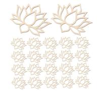 Cabilock 90 pièces Cadres pour Attrape Cercles Macramé Lotus Kit Décoratif Mural Naturel pour Maison Anneaux DIY Polyvalents pour Décoration Intérieure