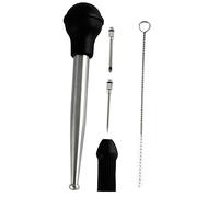 Cabilock À Jus pour Dinde Pompe à Marinade Silicone Injecteur De Sauce pour Barbecue Tube Assaisonnement pour Viande Outils De Cuisine