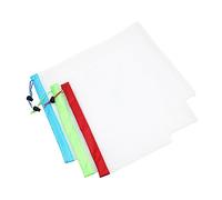 Cabilock À Légumes en Polyester 3 Pièces - Pochettes De Rangement en Filet - Fermeture À Cordon - Organisateurs De Fruits Et Légumes - Légers