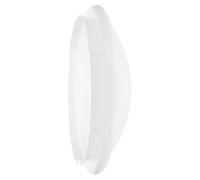 Cabilock Abat-Jour Acrylique Blanc 19 CM Diamètre 2 CM Hauteur pour Ventilateur de Plafond, Remplacement Globe pour Lampadaire Extérieur, Diffuseur de Lumière Doux pour Salon et Chambre