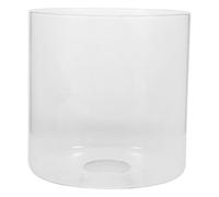 Cabilock Abat-jour Cylindrique Verre Transparent Abat-jour de Remplacement Verre Borosilicaté Résistant Chaleur pour Lampe Diffuseur Lumineux Clair pour Suspension et Applique Murale