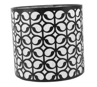 Cabilock Abat Jour Métallique Décoratif Noir pour Lampes Abat Jour Creux à Motif Original pour Lampadaire et Lampe de Table pour Intérieurs Élégants