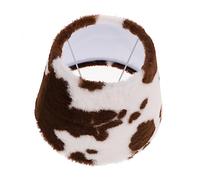 Cabilock Abat-jour Motif Tigre Vache Léopard pour Lampe de Chevet en Peluche Design Simple, Installation Facile, pour Remplacer les Anciens Abat-jours