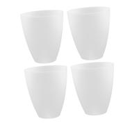 Cabilock Abat-jour Plat Plastique Résistant pour Lampe de Bureau et Suspension Lot de Diffuseur de Lumière Douce pour Salon Chambre et Bureau