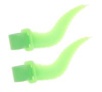 Cabilock Accessoire pour Casque Audio Cornes de Fixation pour Casque en Silicone Vert 2 Pcs Installation Facile et Ferme et Headset Cosplay et Role Play Party Animateurs Jeu