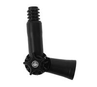 Cabilock Accessoire pour Perche Telescopique Nettoyage Noir Adaptateur Angle et Joint Araignée Compatible Balai, Plastique Solide pour Nettoyage Fenêtres et Zones Difficiles