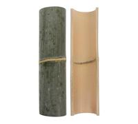 Cabilock Accessoires de Fontaine 2 pièces : pièces de Fontaine à Monter soi-même pour aménagement paysager - Tube en Bambou Semi-Fendu pour Guide d'eau - Fontaines de Jardin et décoration