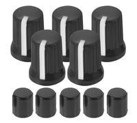 Cabilock Accessoires Potentiomètre, 5 Boutons de Volume et Tonalité en Plastique, pour Réglage Précis du Son, Usage Instrument