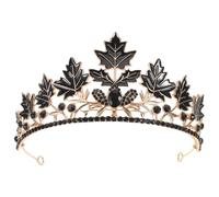 Cabilock Accessoires pour cheveux d'automne : Couronne de feuilles d'érable pour femme - Diadème d'anniversaire, déesse, bandeau de carnaval - Costume de reine du festival