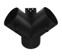Cabilock Adaptateur de Tuyau à 3 Voies en Plastique Noir pour Chauffage de Stationnement Automobile avec Vanne de Contrôle Rapide et Conception Anti-obstruction