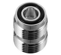 Cabilock Adaptateur de Valve Din à Étrier pour Bouteille de Plongée sous-Marine 230bar en Cuivre 2pcs, Conversion Haute Précision et Prévention des Fuites pour Aventure sous-Marine