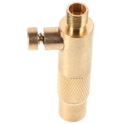 Cabilock Adaptateur Gonfleur Pneus Multifonction Inoxydable et Embout Gonfleur Voiture Valve Coudée pour Compresseur Rapide