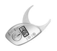 Cabilock Adipomètre Électronique Portable Argenté Écran Digital, Matériel de Mesure Précis en Abs pour Pincement de Graisse Corporelle à Domicile Gym