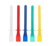 Cabilock Applicateurs de Colle en Plastique Coloré 5 Pièces, Bâtonnets et Spatules pour Cuir, Outils de Bricolage Précis pour Loisirs Créatifs et Maroquinerie, Accessoire Portable