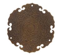 Cabilock Applique Décorative Cuivre Style Antique pour Meubles Ornement Métal Classique Chinois Finition pour Boîtes Bois et Armoires Décorative Cuivre Massif