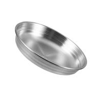 Cabilock Assiette à Sauce Acier Inoxydable Antidérapante pour Plats Froids et Desserts Multifonctionnelle Assiette à Assaisonnement et Plat à Stable et Facile à Nettoyer