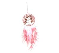 Cabilock Attrape- Plume Décoratif Rose Suspendu Décoration Murale Romantique et Chaleureuse Cadeau pour Maison et Chambre