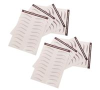 Cabilock Autocollants de Tatouage Sourcils Faux Marron Imperméables en Papier Transfert D'eau 8 Pièces pour Maquillage Rapide Bavure Femmes