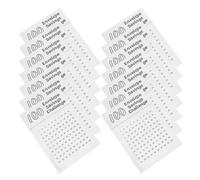 Cabilock Autocollants Numérotés Ronds 1 à 100 Diamètre 1 CM 25 Feuilles Waterproof Autocollants Petits Chiffres Auto-Adhésifs pour Loisirs Créatifs Organisation Classe et Agendas