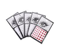 Cabilock Autocollants Visage Yeux, 5 Pièces, Décor Facial Pailleté Acrylique, Autocollants Corps Visage Strass Multiformes, Accessoires Pour Fêtes Halloween, Carnaval Et Maquillage