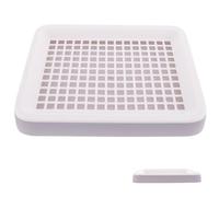 Cabilock Bac à Litière pour Lapin en Plastique Rectangulaire Grands Espaces D'activité et Bords Sécurisés pour Maison et Salle de Bain