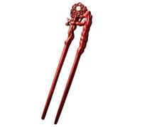 Cabilock Baguette à Cheveux Vintage Bois Sculpté Fourchette Longue pour Chignons Stables Accessoires Décoratifs pour Femmes et Adolescentes et Confortable