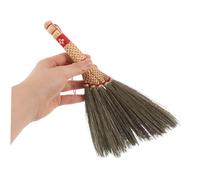 Cabilock Balayette de Table Portable Herbe de Mangrove Mini Balai Compact à Main Brosse de Bureau et Balcon pour Nettoyage des Surfaces et Restreints