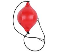 Cabilock Ballon de Boxe Suspendu Professionnel pour Entraînement à Domicile | PU Rouge, Style à Corde, Forme Créative, Retours Fiables, Cible Précise, Développe les Réflexes, Usage Workout