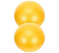 Cabilock Ballon de Pilates en PVC Orange 2 Pièces pour Exercices Intérieurs