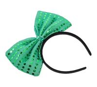Cabilock Bandeau Cheveux Femme Vert à Tissu Pailleté Serre- Délicat pour Filles Accessoire Élégant