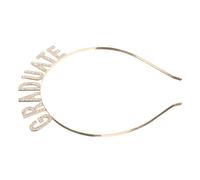 Cabilock Bandeau de Graduation Strass Alliage Accessoire Tête Femme pour Fête Diplôme Photo Souvenir Étudiant